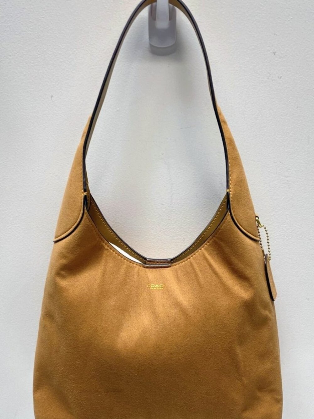 🎉 BROWN SUEDE COACH BROOKLYN